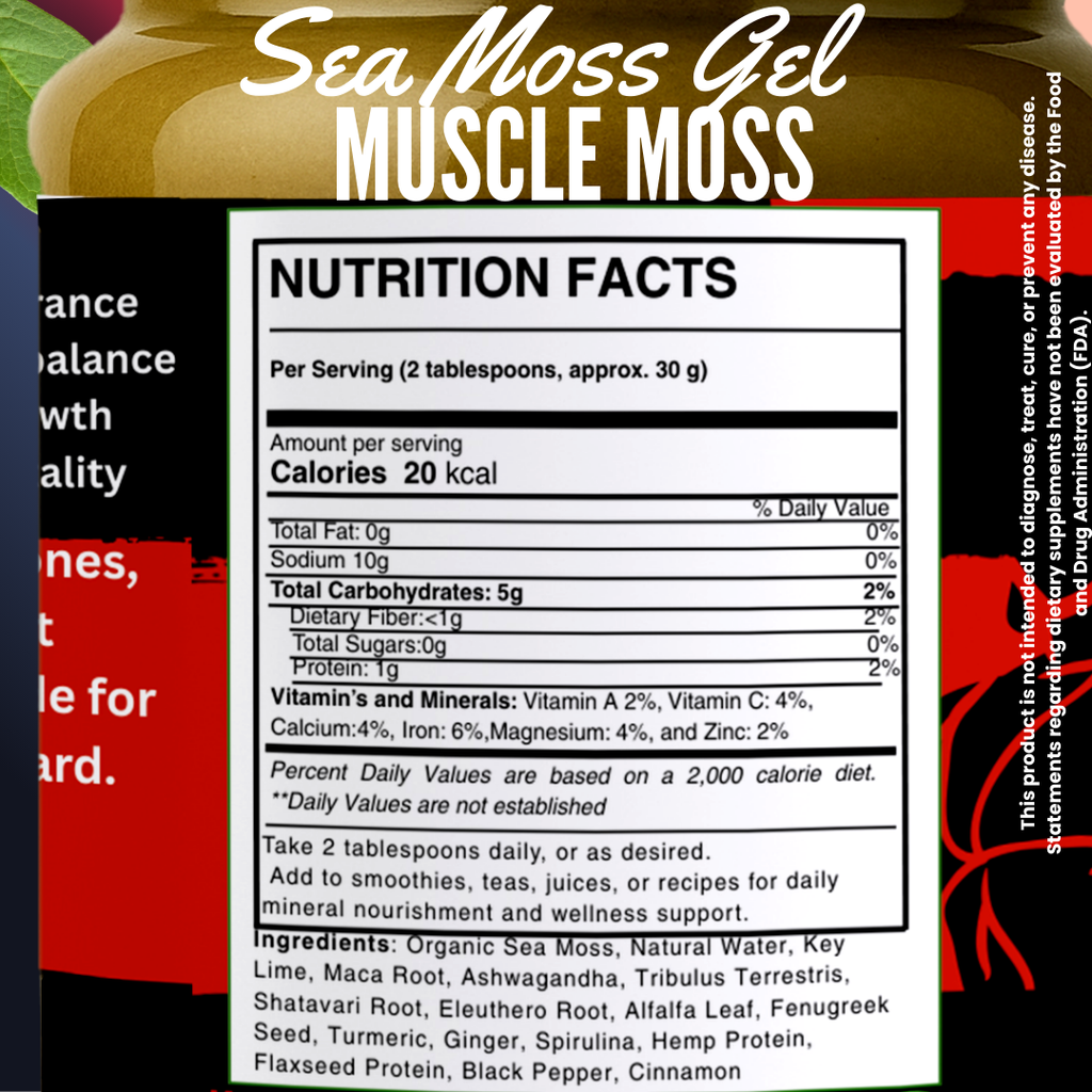 Muscle Moss Sea Moss Gel
