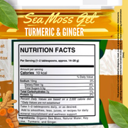 Turmeric & Ginger Sea Moss Gel