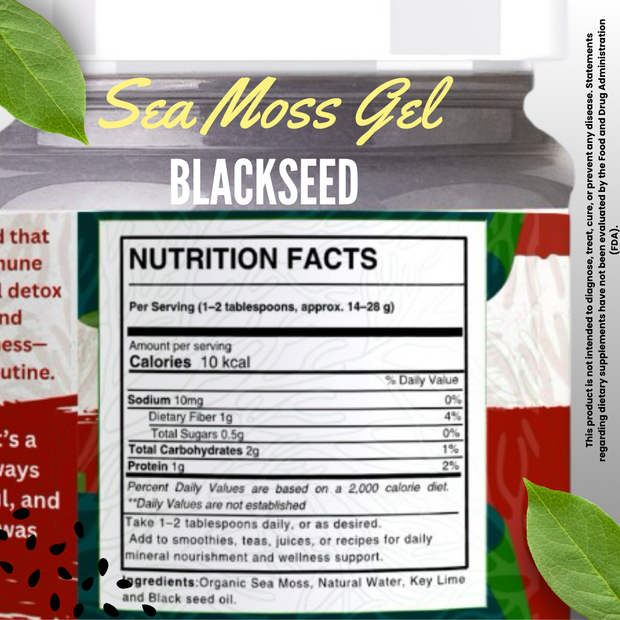 Black Seed Sea Moss Gel