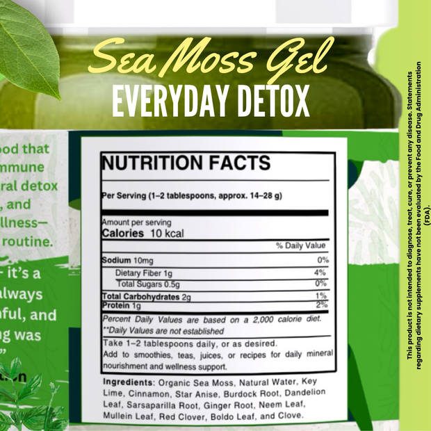 Everyday Detox Sea Moss Gel