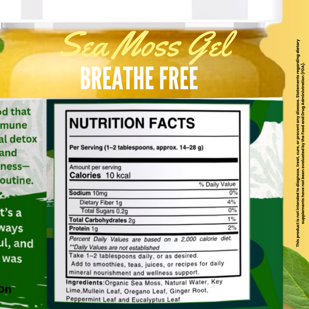 Breathe Free Sea Moss Gel