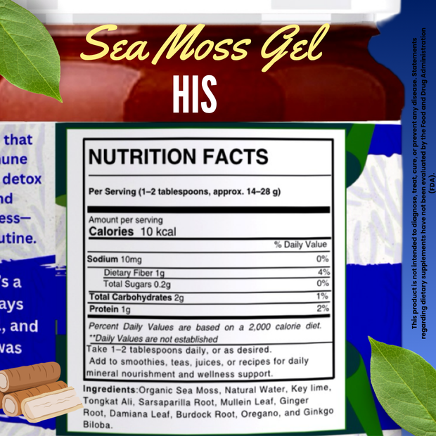 His Sea Moss Gel