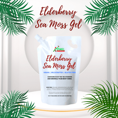 Elderberry Moss Gel - Synkel Herbs - Sea Moss - Synkel Herbs